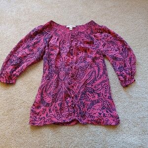 Banana republic gently worn button down blouse